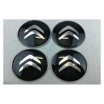 Modified Hub Sticker Hub Center Cover Sticker 65mm Hub Cover - Citroen (four Pack)