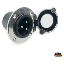 Prise 16A inox pour rallonge de quai Electra