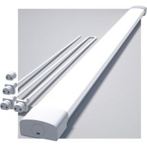 Modlicht Led Feuchtraumleuchte Weiß 120cm 36w 5000k,pc,ip65,110lm/w,ultraflach Led-röhren Mit Verbindungskabel,für Garage Werkstatt Keller [klasse E]
