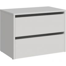 Schuhschrank Schuhe Modo 2 Regale Regale weiß für Zuhause für Büro