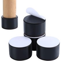 Set mit 4 Möbelerhöhungen für zusätzliche 2 Zoll Höhe, solider Stahl trägt 10.000 Pfund, Erhöhung für Tisch, Stuhl oder Sofa