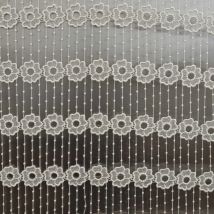 Modulable à fleurs suspendues en macramé Ecru 0.6x1.2 m