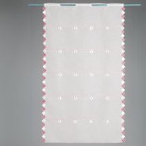Modulable brodé géométrique Rouge 0.70x2.2 m