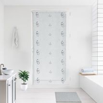 Modulable brodé au style marine Bleu Marine 0.58x2.2 m