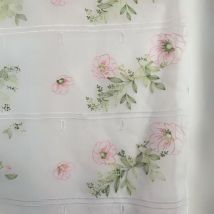 Modulable brodé fleurs Rose Clair 0.45x2.2 m