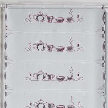 Modulable brodé spécial cuisine Rouge 0.9x1.8 m