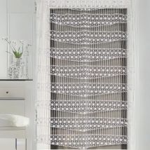 Modulable chevron et macramé Blanc 0.6x1.8 m