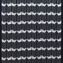 Modulable en macramé papillon Blanc 90x90 cm