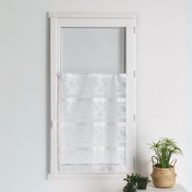 Modulable maille esprit nature Blanc 90x90 cm