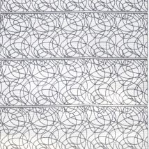 Modulable maille géométrique Blanc 0.75x1.2 m