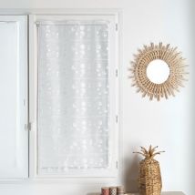 Modulable maille motif géométrique Blanc 90x90 cm