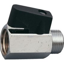 Loc Line 61406 1/4 npt Npt Metal Valve - Silver/Black