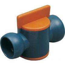 Loc Line 29453 1/4 Female npt Valves (Pk-10) - Blue/Orange