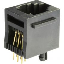 MEB6/6PST Modular Einbaubuchse MEB6/6PST Buchse, Einbau vertikal Polzahl 6P6C Schwarz - Econ Connect