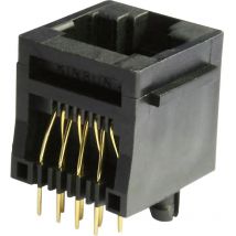 MEB8/8PST Modular Einbaubuchse MEB8/8PST Buchse, Einbau vertikal Polzahl 8P8C Schwarz - Econ Connect