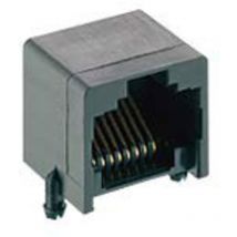 Lumberg 2531 01 Modular-einbaukupplung Rj45 2531 01 Buchse, Einbau Horizontal Pole: 8p8c Schwarz 1