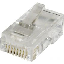 Econ Connect Mpl88r Modular-stecker Mpl88r Stecker, Gerade Polzahl 8p8c Klar 1 St.