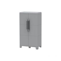 Jobgar - Terry armoire transformable avec 2 portes e'tage'res modulables adaptables cm 78x43x143h pour l'exte'rieur