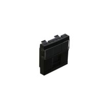 Module 1 Sortie Pour Connecteur Rj45 Pour Goulotte - Couleur Matériel - Noir Mat