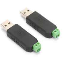 Jeffergarden Module adaptateur convertisseur USB vers RS485 2 pièces pour Win8/Win7/Linux/XP/Vista