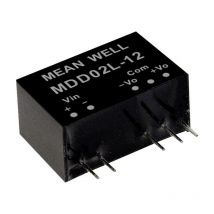 Mean Well - Module convertisseur cc/cc MDD02L-12 Nbr. de sorties: 2 x 83 mA 2 w 1 pc(s) Q121992