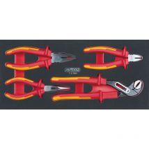 Ks Tools - Module de 4 pinces isolées 1000V ergotorque - 713.7004