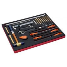 Kit de clé à molette/outils de frappe/outils de mesure, module 3/3 Fit&Go-24 pc - Bahco