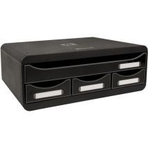 Module de rangement Exacompta Iderama Toolbox noir 4 tiroirs