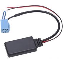 Jeffergarden Module d'entrée Bluetooth aux pour voiture, 8 broches, mini iso, remplacement sans fil pour Radio Smart Fortwo 450