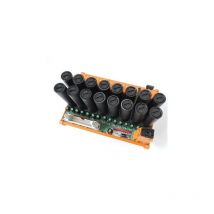 Module d'interface débrochable avec relais 20P mâle 2 fils fusible + led verte raccord ressort rs 16IO 2W f-l h z Weidmuller