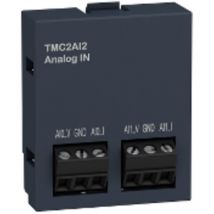 Telemecanique By Schneider Electric - Modicon M221 cartouche 2 entrées analogiques tension 0-10V courant 0/4-20mA schneider TMC2AI2