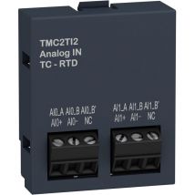 Tmc2ti2 Cartouche 2 Entrées Température Type K.j.r.s.b.e.t.n.c Pt100-pt1000-ni100-ni1000 - Modicon M221