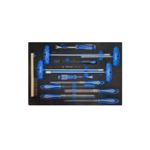 King Tony - Module mousse limes et clés mâles Torx - 13 pièces