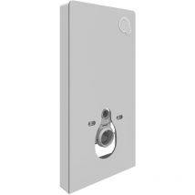 Module sanitaire 805 pour wc suspendu - blanc - avec plaque de décléchement - Bernstein