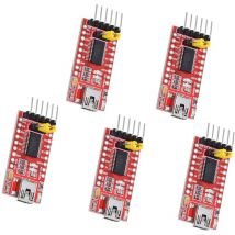 Módulo adaptador serie FT232RL FTDI USB 3.3V 5.5V a TTL (5 unidades)