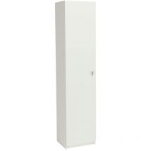 Armario multiusos 1 puerta Marbella en color blanco. 40 cm(ancho) 180 cm(altura) 35.6 cm(fondo)