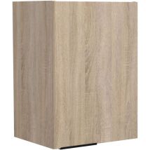 Módulo Cocina Arko Cocina con 1 Puerta y 1 Estante Color Roble Áspero y Negro 40x57.9x35.6 cm