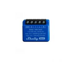 Interruptor WiFI profesional SHELLY 1 V3 Fuente de alimentación DOMOTICA iOS Android