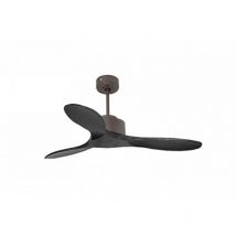 Klassfan - Modulo de Super destratificateur et ventilateur dc 106 cm Chocolat pales bois noir sans Lumière 15 à 20 m²