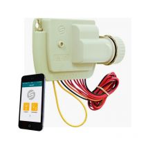 Solem - programador dc pilas 2 estaciones controlado por bluetooth programador de riego por bluetooth que permite controlar 2 electrovalvulas de