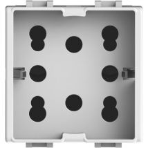 4 Box - Modulo presa multistandard, 10A, 16A e schuko, serie p, bianco, compatibile con serie BTicino Matix - 4Box Side 4B.AM.H21