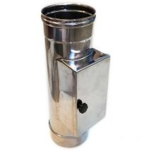 Modulo raccolta incombusti da 150mm in acciaio inox 5 decimi aisi 304