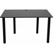 Möbelsystem - Bureau de jeu, système de gestion des câbles / chemin de câbles:gris