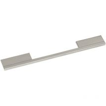 Griff Adanos la 480/576 mm, Breite 604 mm, Aluminium Edelstahl Effekt