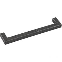 Möbelgriff Schubladengriff Ischgl la 96mm, Breite 108mm, Eisen schwarz