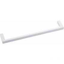 Siro - Schubladengriff Macha Möbelgriff b 136 mm, Griff zn weiß glänzend