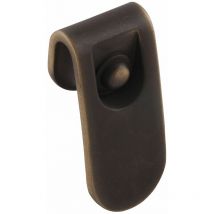 Estamp - Möbelknopf Flexo Breite 24mm - Knauf für Schrank im Industrie Look - Möbelknauf, Zinkdruckguss Bronze industriell