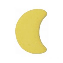 Ms Beschläge - Möbelknopf Kindermöbelknopf Schrankknopf Modell Gelber Mond Kommodenknopf