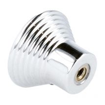 Möbelknopf Möbelgriff Schrankknopf Türgriff Schubladenknopf massiv Chrom glänzend
