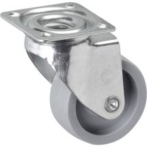 Lenkrolle Möbellenkrolle 800540 45 Mm Mit Platte - Metafranc